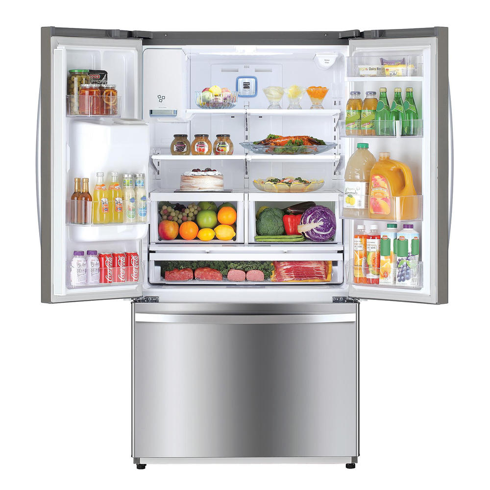 Kenmore 75505 25.5 Cu. Ft. French Door Refrigerator With Dual Ice Makers - Fingerprint Resistant Stainless Steel