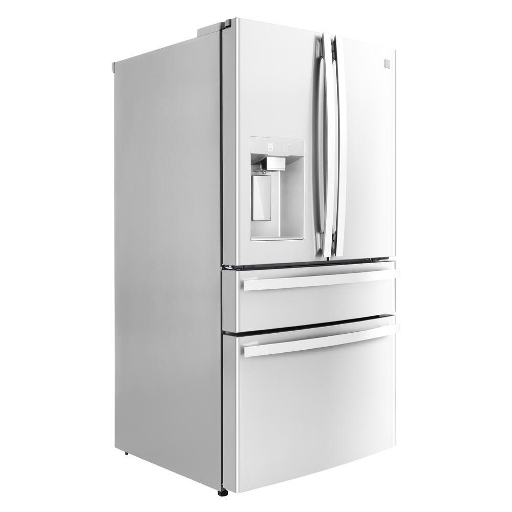 Kenmore Elite 73332 29.6 Cu. Ft. 4-Door Smart French Door Refrigerator - White