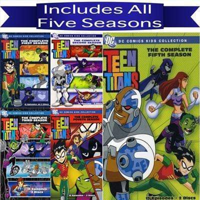 Teen Titans TV Series Seasons 1-5 DVD Set