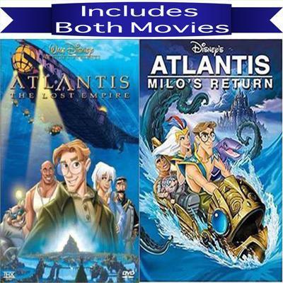 Disney's Atlantis 1&2 DVD Set Includes Both Animated Movies