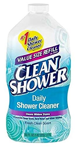 1PK Clean Shower Fresh Clean Scent Daily Shower Cleaner 60 oz. Liquid