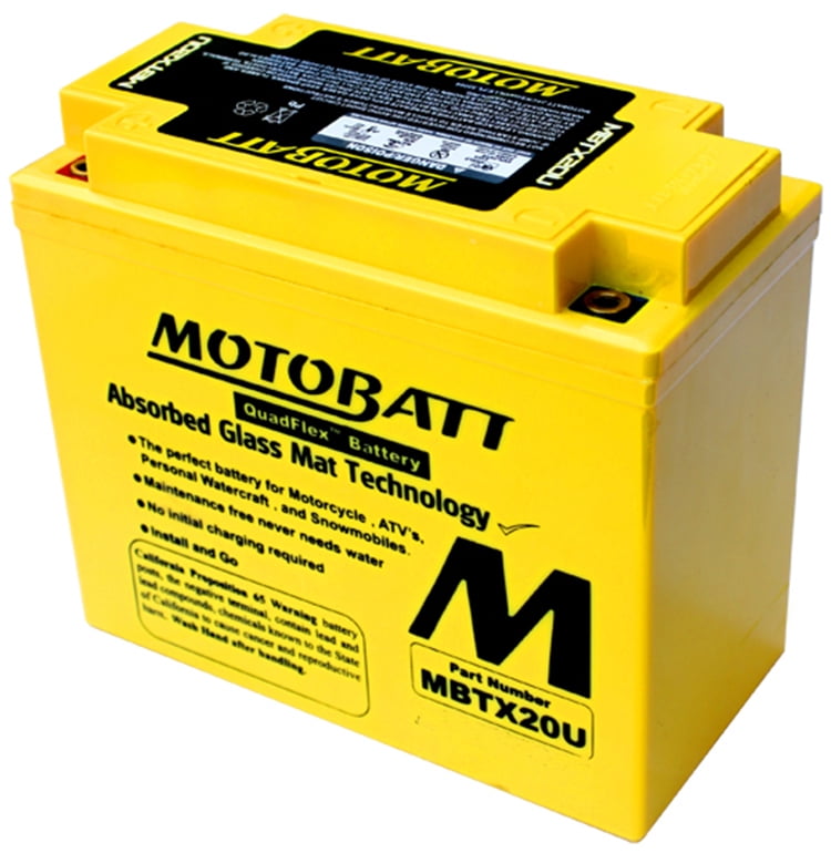 Motobatt Battery For Can-Am Commander 800R EFI 2011-2020 YB16LA; MBTX20U