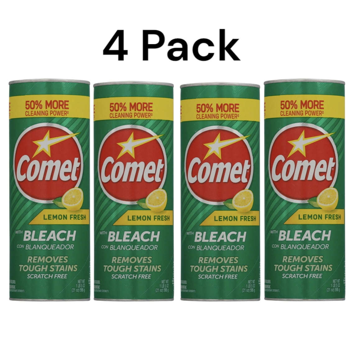 Comet Lavender Fresh All Purpose Cleaning Powder 21-Ounces, (Pack of 4)