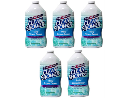 Clean Shower Daily Shower Cleaner Refill, 60 fl oz - Pack of 5