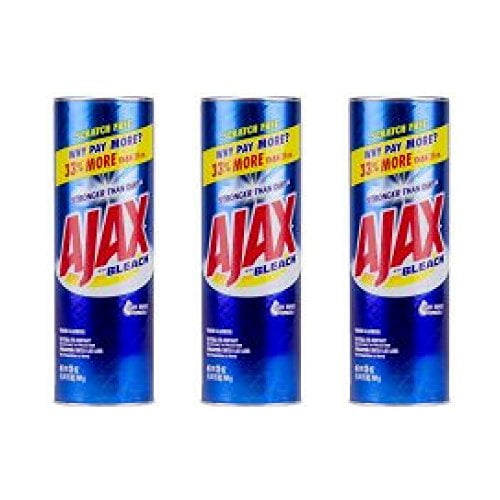 Ajax With Bleach Powder Cleaner, 28 Oz - Pack of 3