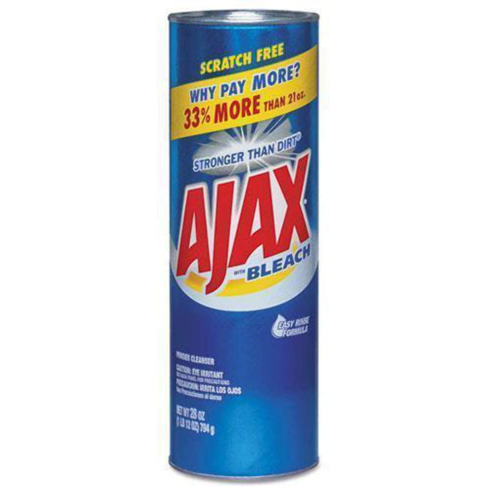 Household Cleaning Cleanser with Bleach Multi-Purpose Cleaner, Powder Ajax - 28 oz - 8 Pack