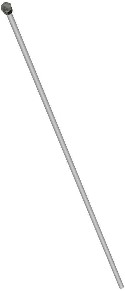 Water Connection AR136 Rigid Aluminum Zinc Anode Rod - 48" Length, 3/4" NPT x Hex Head