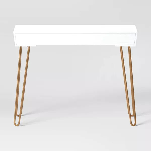 Hairpin Writing Desk with Storage - Threshold™