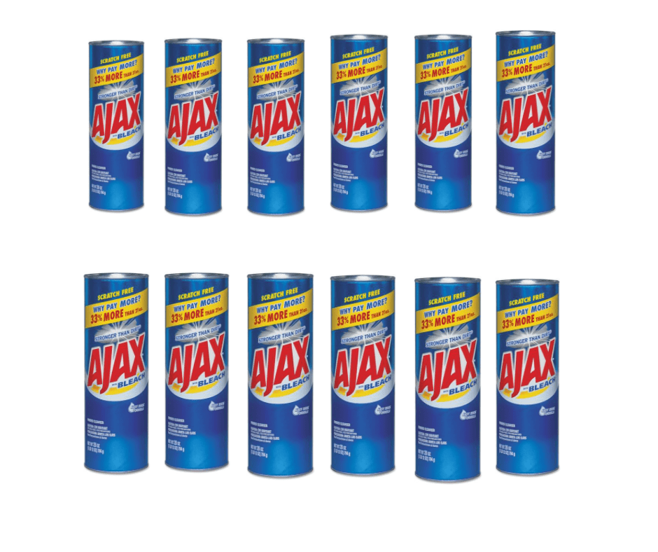 ajax 21 oz. Powder Cleanser with Bleach (12-Pack)